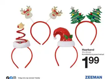 Zeeman Haarband aanbieding