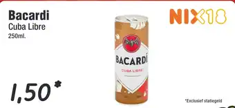 Budget Food Bacardi Cuba Libre aanbieding