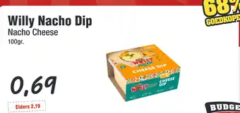 Budget Food Willy Nacho Dip Nacho Cheese aanbieding