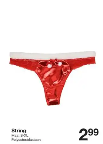 Zeeman String aanbieding