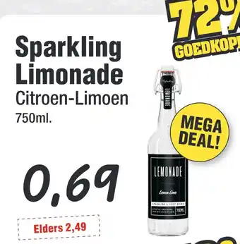 Budget Food Sparkling Limonade Citroen-Limoen aanbieding