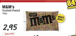 Budget Food M&M's Crushed Peanut aanbieding