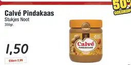 Budget Food Calvé Pindakaas Stukjes Noot aanbieding