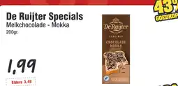 Budget Food De Ruijter Specials Melkchocolade - Mokka aanbieding