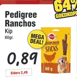Budget Food Pedigree Ranchos Kip aanbieding