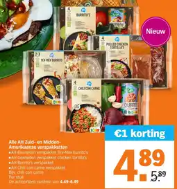 Albert Heijn Alle AH Zuid- en Midden- Amerikaanse verspakketten aanbieding