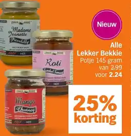 Albert Heijn Alle Lekker Bekkie aanbieding