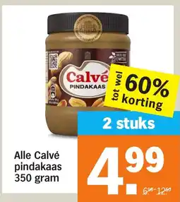 Albert Heijn Alle Calvé pindakaas aanbieding