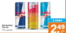 Albert Heijn Alle Red Bull aanbieding