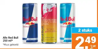 Albert Heijn Alle Red Bull aanbieding