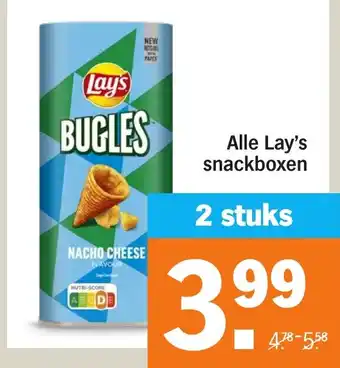 Albert Heijn Alle Lay's snackboxen aanbieding