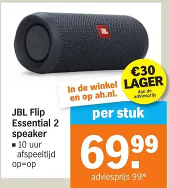 Albert Heijn JBL Flip Essential 2 speaker aanbieding