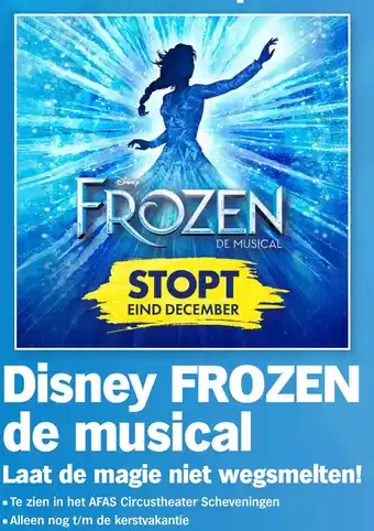 Albert Heijn Disney FROZEN de musical aanbieding