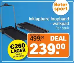 Albert Heijn Inklapbare loopband - walkpad aanbieding
