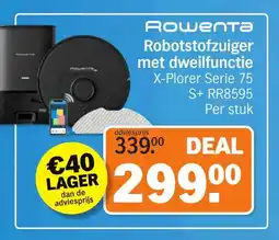 Albert Heijn Robotstofzuiger met dweilfunctie aanbieding