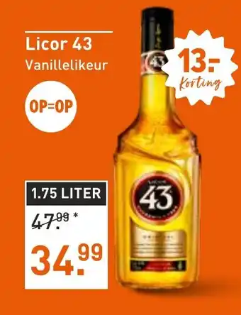 Albert Heijn Licor 43 Vanillelikeur aanbieding