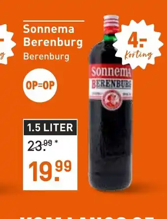 Albert Heijn Sonnema Berenburg aanbieding