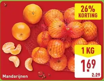 ALDI Mandarijnen aanbieding