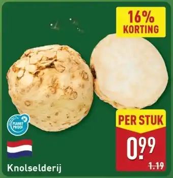 ALDI Knolselderij aanbieding