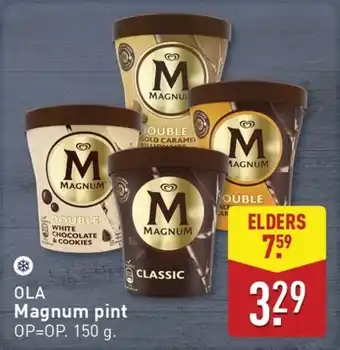 ALDI Ola magnum pint aanbieding