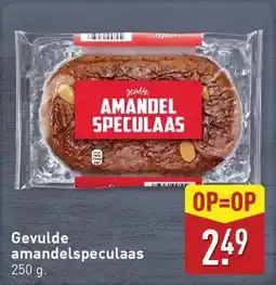 ALDI Gevulde amandelspeculaas aanbieding