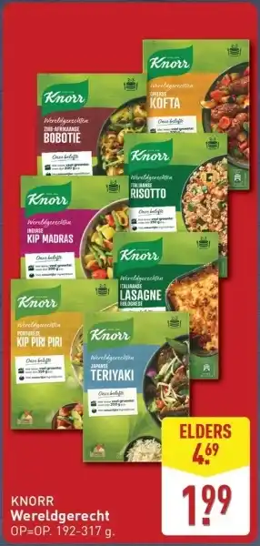ALDI Knorr wereldgerecht aanbieding