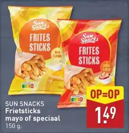 ALDI Sun snacks frietsticks mayo of speciaal aanbieding