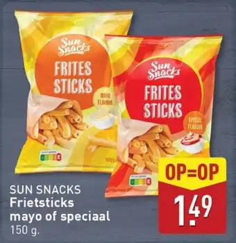 ALDI Sun snacks frietsticks mayo of speciaal aanbieding