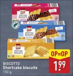 ALDI Biscotto shortcake biscuits aanbieding