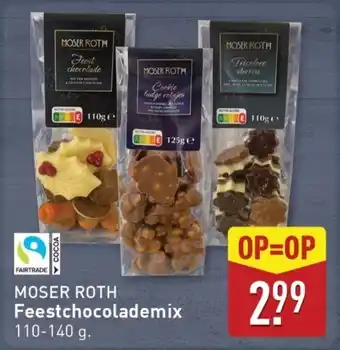 ALDI Moser roth feestchocolademix aanbieding