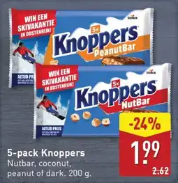 ALDI 5 pack knoppers aanbieding