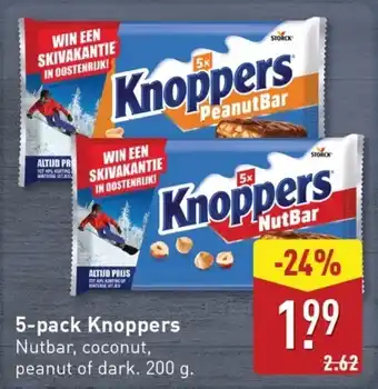 ALDI 5 pack knoppers aanbieding