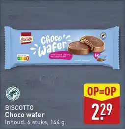 ALDI Biscotto choco wafer aanbieding