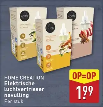 ALDI Home creation elektrische luchtverfrisser navulling aanbieding