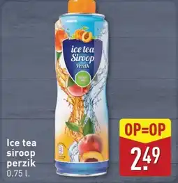ALDI Ice tea siroop perzik aanbieding