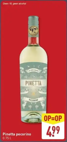 ALDI Pinetta pecorino aanbieding