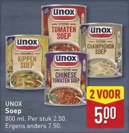 ALDI Unox Soep aanbieding