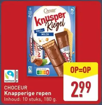 ALDI Choceur Knapperige repen aanbieding