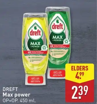 ALDI Dreft Max power aanbieding