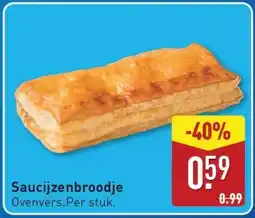 ALDI Saucijzenbroodje aanbieding