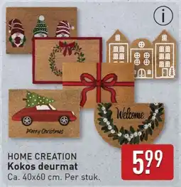 ALDI Home creation Kokos deurmat aanbieding
