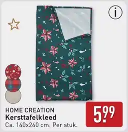 ALDI Home creation Kersttafelkleed aanbieding