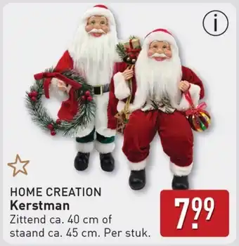 ALDI Home creation Kerstman aanbieding