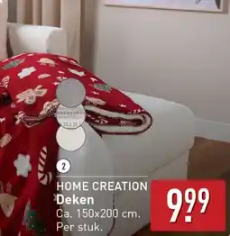 ALDI Home creation Deken aanbieding
