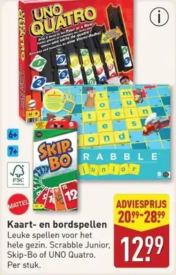 ALDI Kaart en bordspellen aanbieding