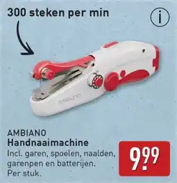ALDI Ambiano Handnaaimachine aanbieding
