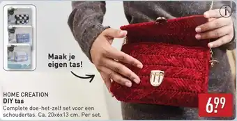 ALDI Home creation DIY tas aanbieding