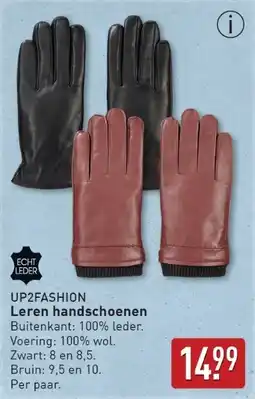 ALDI Up2fashion Leren handschoenen aanbieding