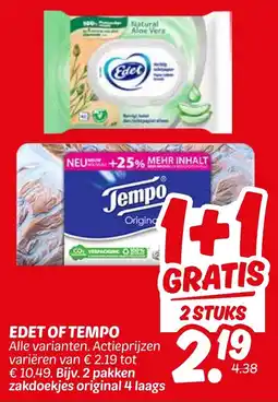 Dekamarkt Edet Of Tempo aanbieding