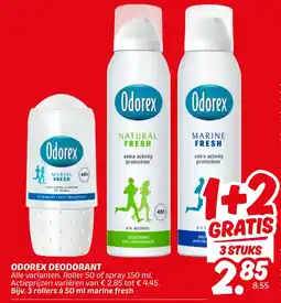 Dekamarkt Odorex Deodorant aanbieding